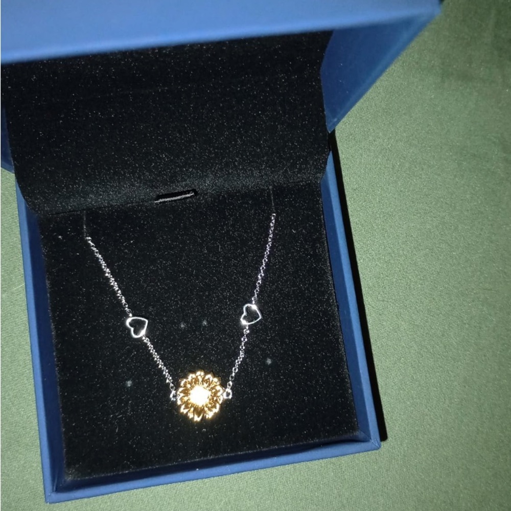 NEW 925 STERLING SILVER SUNFLOWER BRACELET